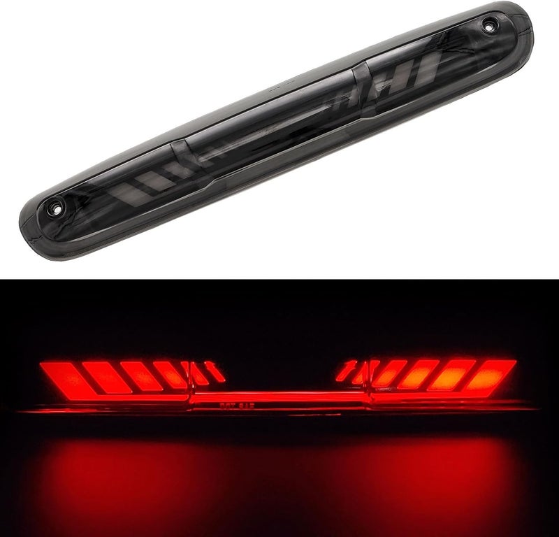 Cxdar Third 3rd Brake Light LED for 2007-2013 Chevy Silverado/GMC Sierra 1500 2500HD 3500HD High Mount Rear Brake Lights Assembly, Time Tunnel Waterproof Center Cab Lamp Stop Light - Image 1